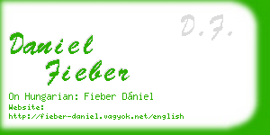 daniel fieber business card